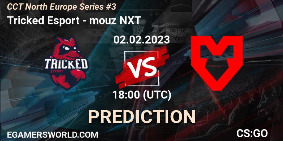 Prognose für das Spiel Tricked Esport VS mouz NXT. 02.02.23. CS2 (CS:GO) - CCT North Europe Series #3