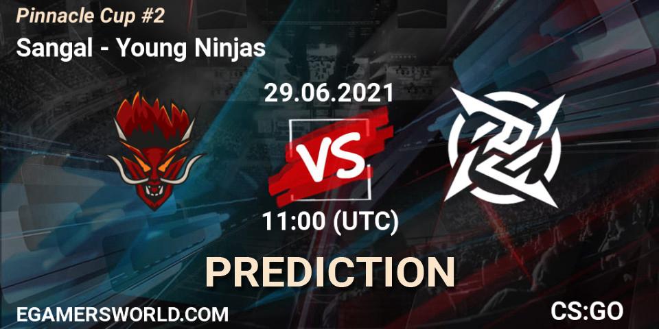 Prognose für das Spiel Sangal VS Young Ninjas. 29.06.2021 at 11:00. Counter-Strike (CS2) - Pinnacle Cup #2