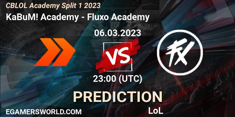 Prognose für das Spiel KaBuM! Academy VS Fluxo Academy. 06.03.2023 at 23:00. LoL - CBLOL Academy Split 1 2023