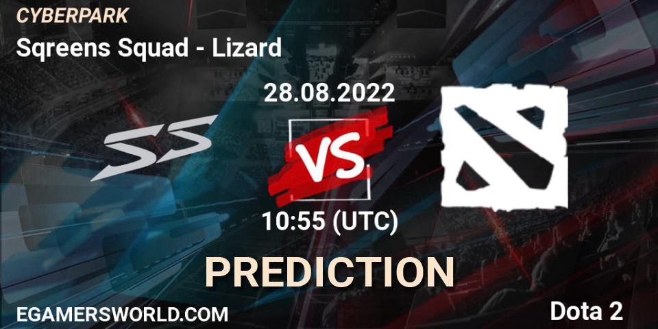 Prognose für das Spiel Sqreens Squad VS Lizard. 28.08.22. Dota 2 - CYBERPARK