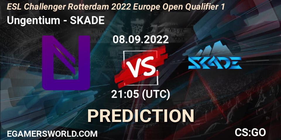Prognose für das Spiel Ungentium VS SKADE. 08.09.22. CS2 (CS:GO) - ESL Challenger Rotterdam 2022 Europe Open Qualifier 1