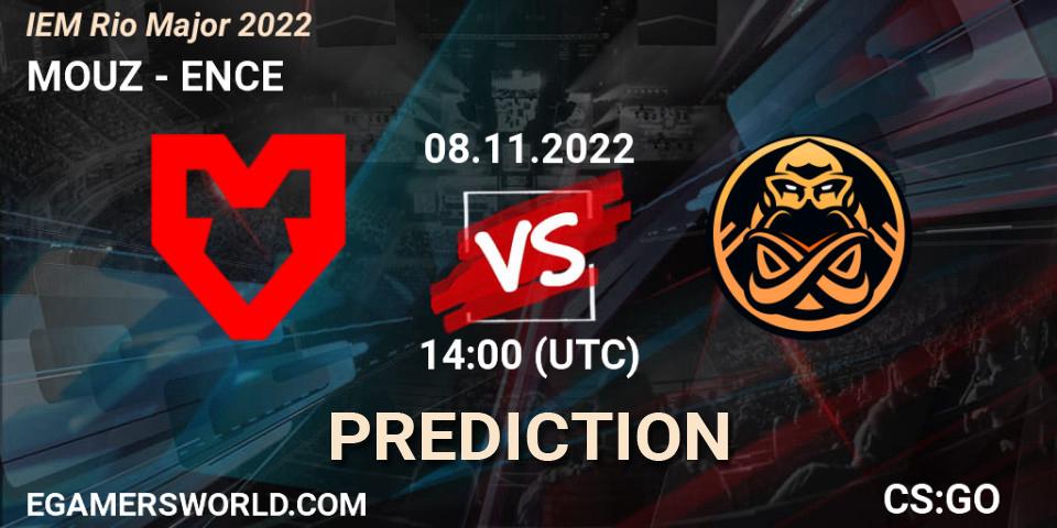 Prognose für das Spiel MOUZ VS ENCE. 08.11.22. CS2 (CS:GO) - IEM Rio Major 2022