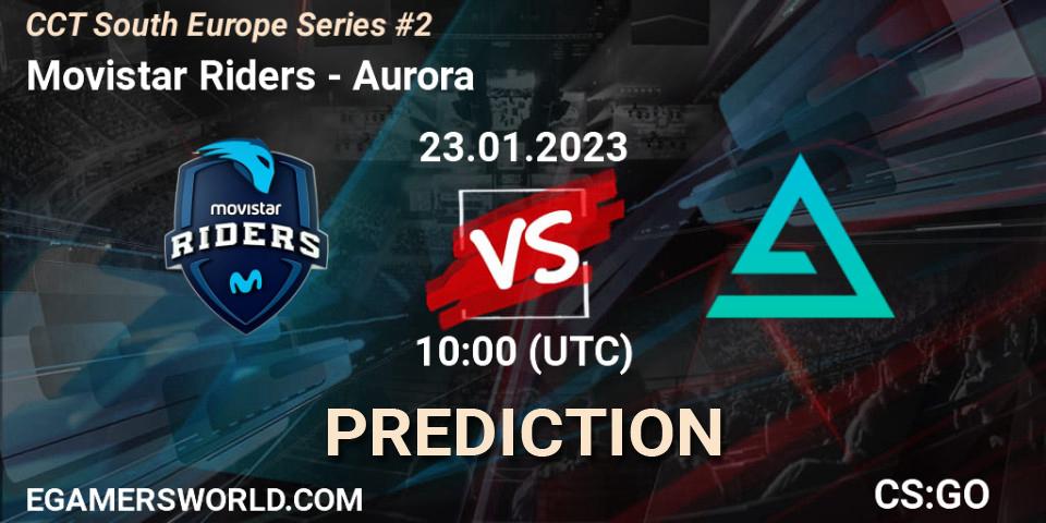 Prognose für das Spiel Movistar Riders VS Aurora. 23.01.23. CS2 (CS:GO) - CCT South Europe Series #2