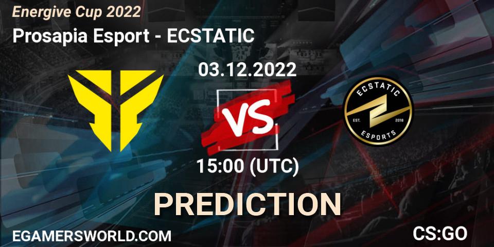 Prognose für das Spiel Prosapia Esport VS ECSTATIC. 03.12.22. CS2 (CS:GO) - Energive Cup 2022