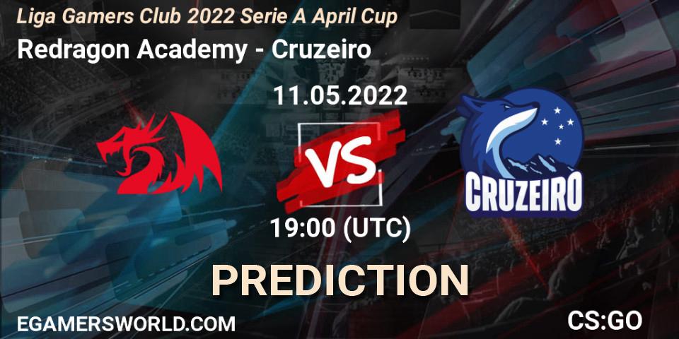 Prognose für das Spiel Redragon Academy VS Cruzeiro. 11.05.2022 at 19:00. Counter-Strike (CS2) - Liga Gamers Club 2022 Serie A April Cup