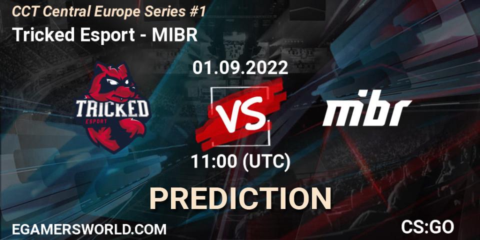Prognose für das Spiel Tricked Esport VS MIBR. 01.09.22. CS2 (CS:GO) - CCT Central Europe Series #1