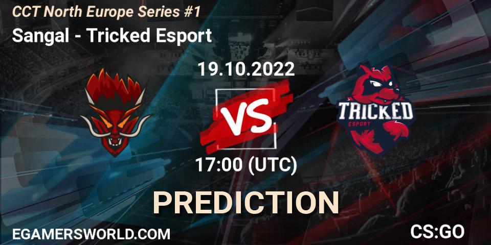 Prognose für das Spiel Sangal VS Tricked Esport. 19.10.22. CS2 (CS:GO) - CCT North Europe Series #1