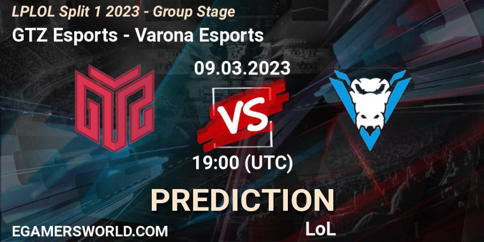 Prognose für das Spiel GTZ Bulls VS Varona Esports. 10.02.23. LoL - LPLOL Split 1 2023 - Group Stage