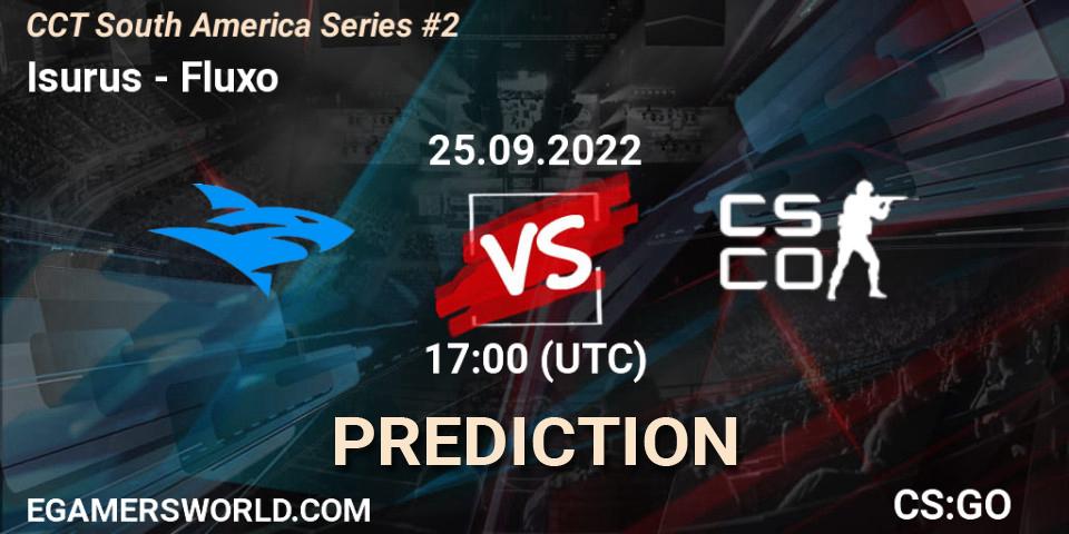 Prognose für das Spiel Isurus VS Fluxo. 25.09.2022 at 17:30. Counter-Strike (CS2) - CCT South America Series #2