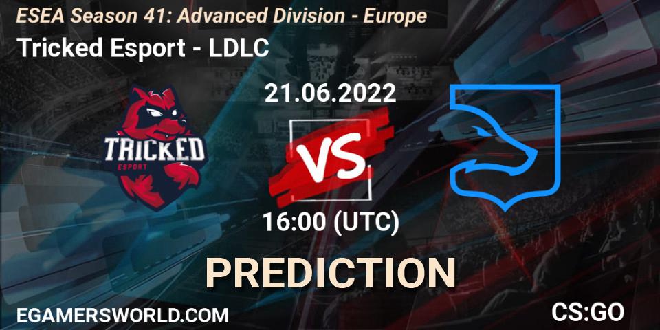 Prognose für das Spiel Tricked Esport VS LDLC. 21.06.22. CS2 (CS:GO) - ESEA Season 41: Advanced Division - Europe