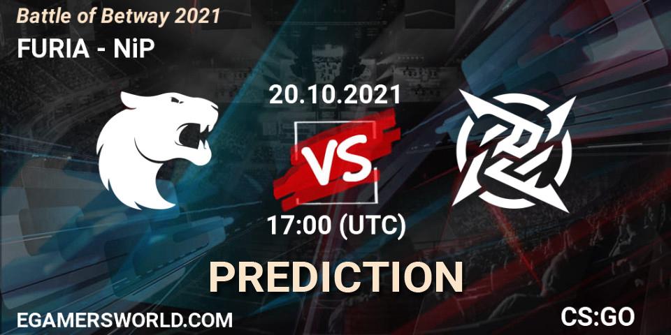 Prognose für das Spiel FURIA VS NiP. 20.10.2021 at 17:20. Counter-Strike (CS2) - Battle of Betway 2021