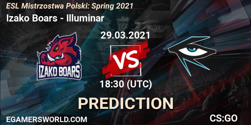 Prognose für das Spiel Izako Boars VS Illuminar. 29.03.2021 at 19:00. Counter-Strike (CS2) - ESL Mistrzostwa Polski: Spring 2021
