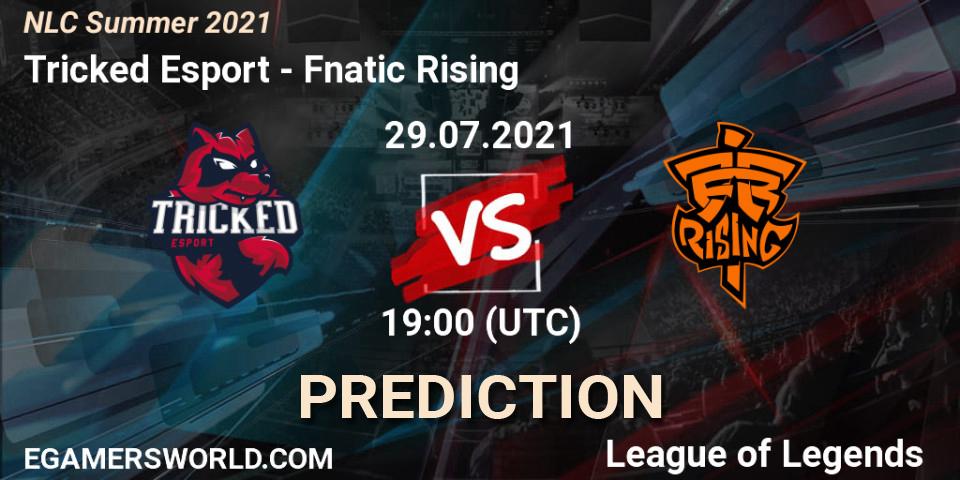 Prognose für das Spiel Tricked Esport VS Fnatic Rising. 29.07.2021 at 19:00. LoL - NLC Summer 2021