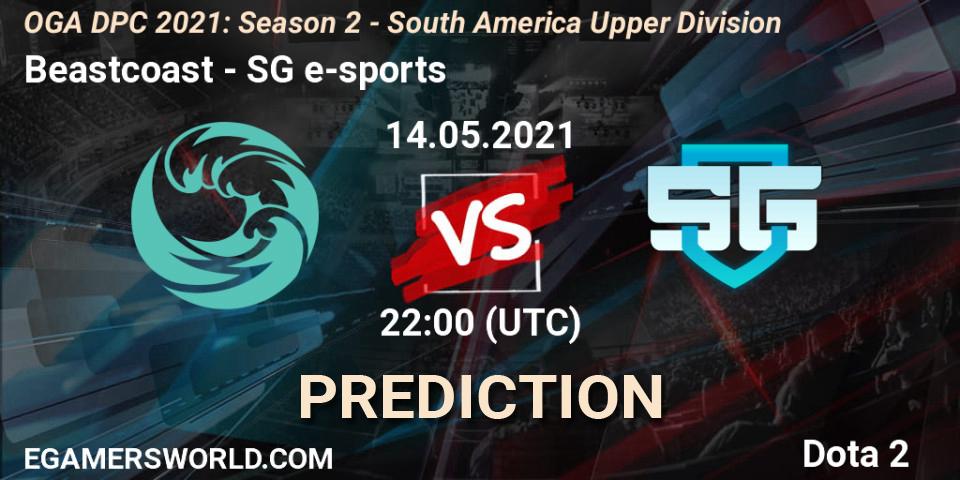 Prognose für das Spiel Beastcoast VS SG e-sports. 14.05.2021 at 22:00. Dota 2 - OGA DPC 2021: Season 2 - South America Upper Division