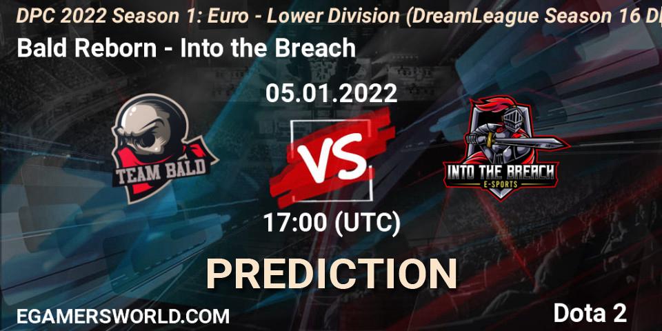 Prognose für das Spiel Bald Reborn VS Into the Breach. 05.01.22. Dota 2 - DPC 2022 Season 1: Euro - Lower Division (DreamLeague Season 16 DPC WEU)