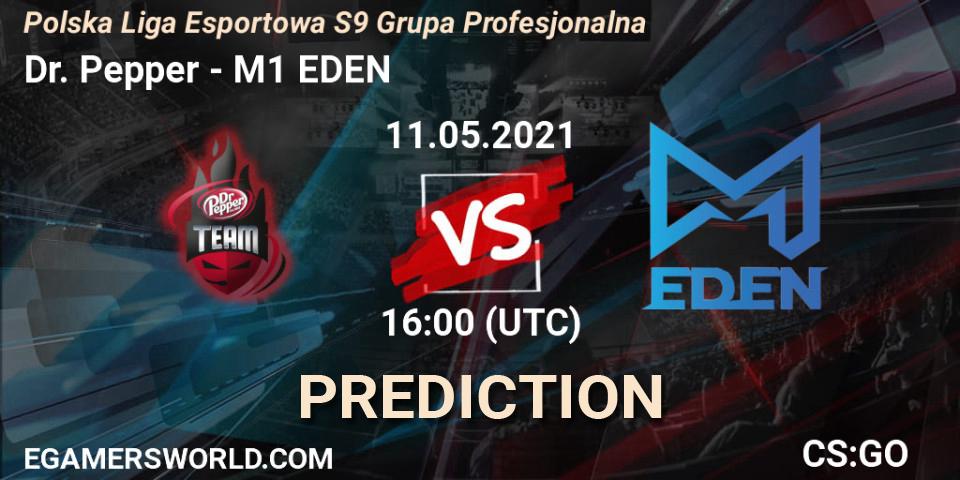 Prognose für das Spiel Dr. Pepper VS M1 EDEN. 10.05.2021 at 19:00. Counter-Strike (CS2) - Polska Liga Esportowa S9 Grupa Profesjonalna