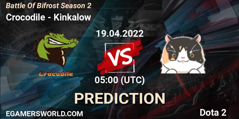 Prognose für das Spiel Crocodile VS Kinkalow. 19.04.2022 at 05:19. Dota 2 - Battle Of Bifrost Season 2