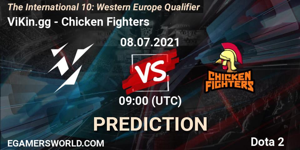 Prognose für das Spiel ViKin.gg VS Chicken Fighters. 08.07.21. Dota 2 - The International 10: Western Europe Qualifier