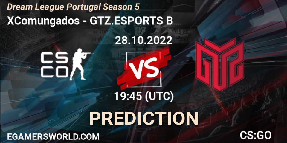 Prognose für das Spiel XComungados VS GTZ Bulls Esports. 28.10.22. CS2 (CS:GO) - Dream League Portugal Season 5