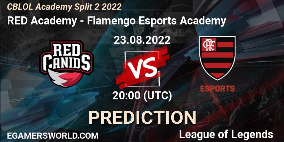 Prognose für das Spiel RED Academy VS Flamengo Esports Academy. 23.08.2022 at 20:00. LoL - CBLOL Academy Split 2 2022