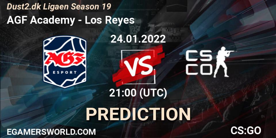 Prognose für das Spiel AGF Academy VS Los Reyes. 24.01.2022 at 21:30. Counter-Strike (CS2) - Dust2.dk Ligaen Season 19