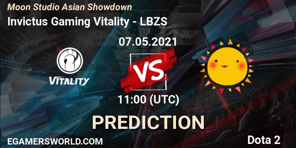 Prognose für das Spiel Invictus Gaming Vitality VS LBZS. 07.05.2021 at 11:39. Dota 2 - Moon Studio Asian Showdown