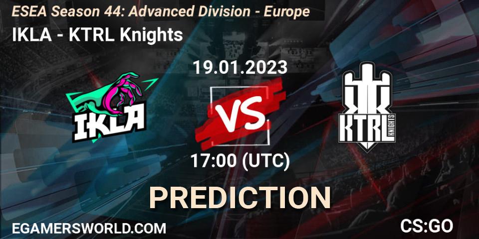 Prognose für das Spiel IKLA VS Juggernauts. 03.02.23. CS2 (CS:GO) - ESEA Season 44: Advanced Division - Europe