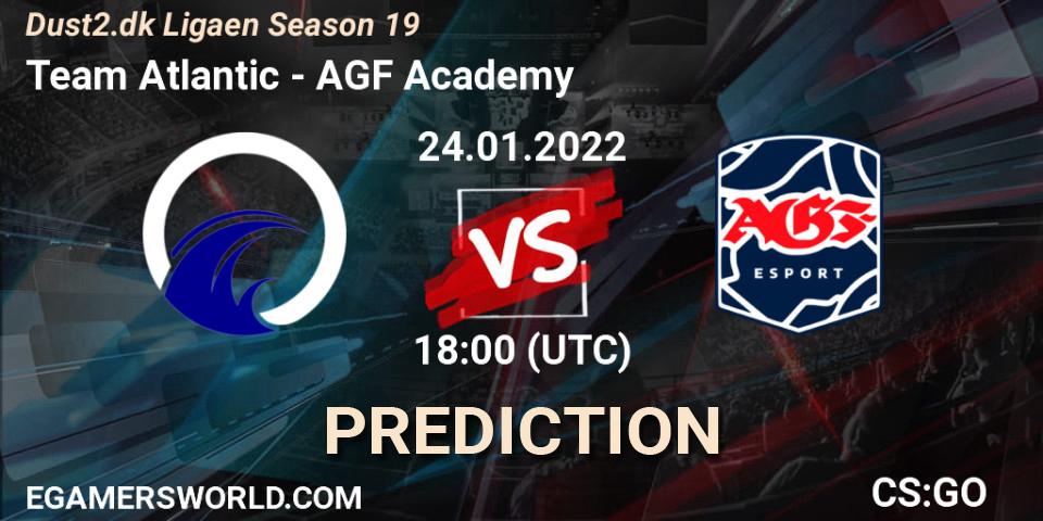 Prognose für das Spiel Team Atlantic VS AGF Academy. 25.01.2022 at 19:00. Counter-Strike (CS2) - Dust2.dk Ligaen Season 19