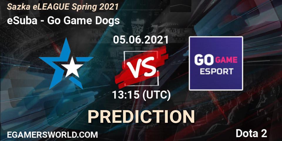 Prognose für das Spiel eSuba VS Go Game Dogs. 05.06.2021 at 13:30. Dota 2 - Sazka eLEAGUE Spring 2021