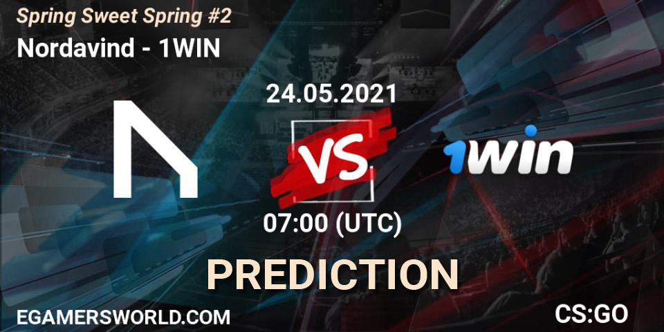 Prognose für das Spiel Nordavind VS 1WIN. 24.05.2021 at 07:00. Counter-Strike (CS2) - Spring Sweet Spring #2