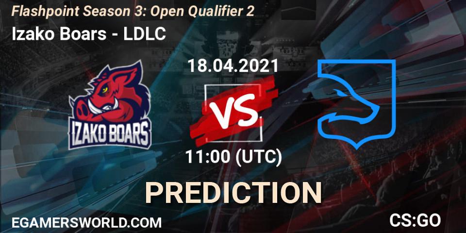 Prognose für das Spiel Izako Boars VS LDLC. 18.04.2021 at 11:15. Counter-Strike (CS2) - Flashpoint Season 3: Open Qualifier 2