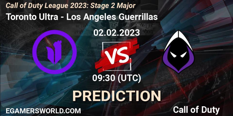 Prognose für das Spiel Toronto Ultra VS Los Angeles Guerrillas. 02.02.2023 at 21:30. Call of Duty - Call of Duty League 2023: Stage 2 Major