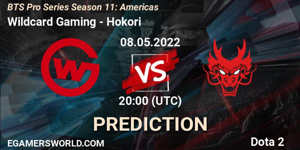 Prognose für das Spiel Wildcard Gaming VS Hokori. 03.05.2022 at 22:18. Dota 2 - BTS Pro Series Season 11: Americas
