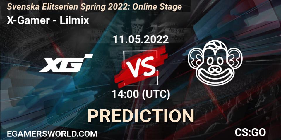 Prognose für das Spiel X-Gamer VS Lilmix. 11.05.2022 at 14:00. Counter-Strike (CS2) - Svenska Elitserien Spring 2022: Online Stage