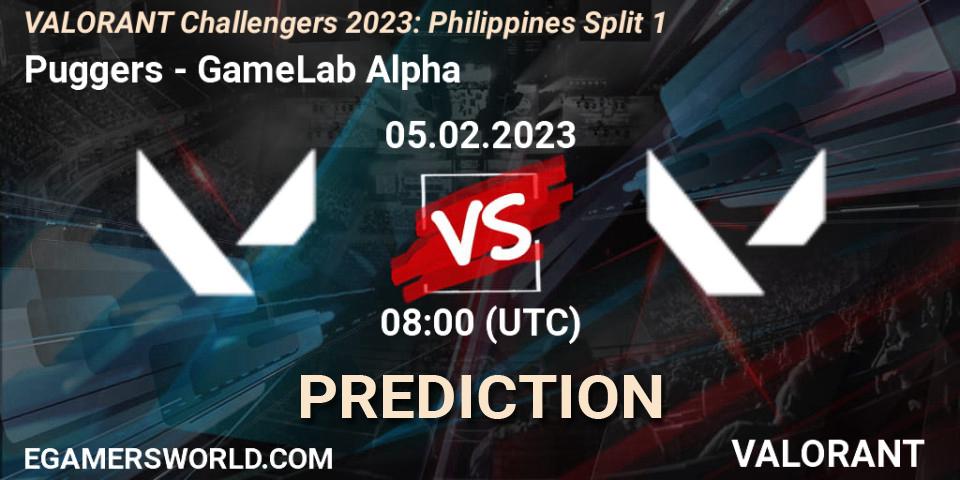Prognose für das Spiel Puggers VS GameLab Alpha. 05.02.23. VALORANT - VALORANT Challengers 2023: Philippines Split 1