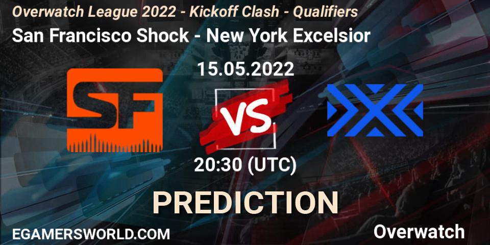 Prognose für das Spiel San Francisco Shock VS New York Excelsior. 15.05.22. Overwatch - Overwatch League 2022 - Kickoff Clash - Qualifiers