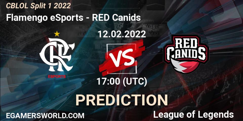 Prognose für das Spiel Flamengo eSports VS RED Canids. 12.02.2022 at 17:00. LoL - CBLOL Split 1 2022