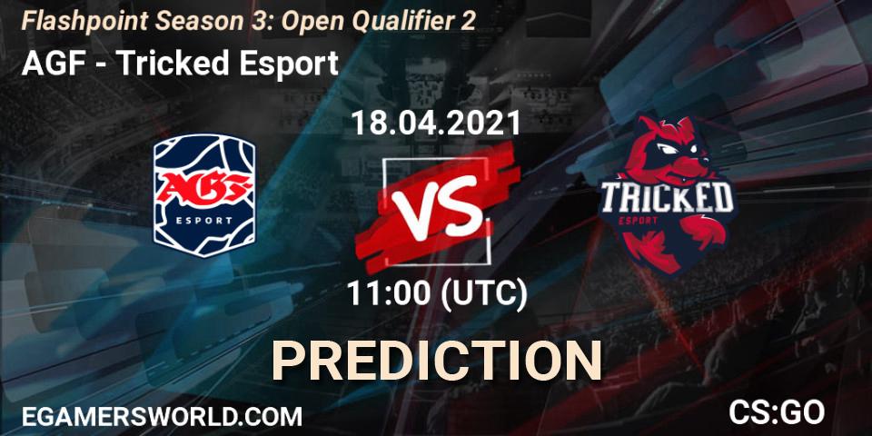 Prognose für das Spiel AGF VS Tricked Esport. 18.04.2021 at 11:05. Counter-Strike (CS2) - Flashpoint Season 3: Open Qualifier 2