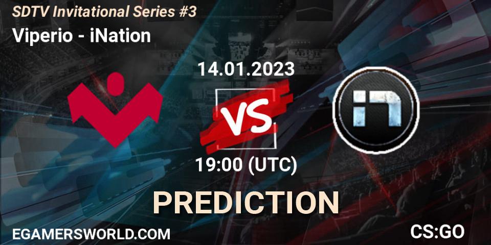 Prognose für das Spiel Viperio VS iNation. 14.01.2023 at 19:00. Counter-Strike (CS2) - SDTV Invitational Series #3