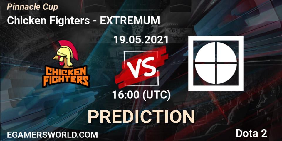 Prognose für das Spiel Chicken Fighters VS EXTREMUM. 19.05.21. Dota 2 - Pinnacle Cup 2021 Dota 2