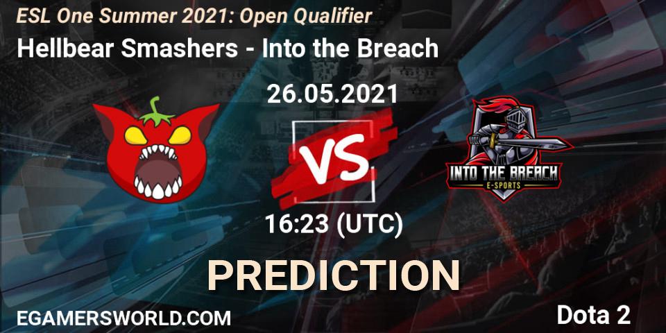 Prognose für das Spiel Hellbear Smashers VS Into the Breach. 26.05.2021 at 16:23. Dota 2 - ESL One Summer 2021: Open Qualifier