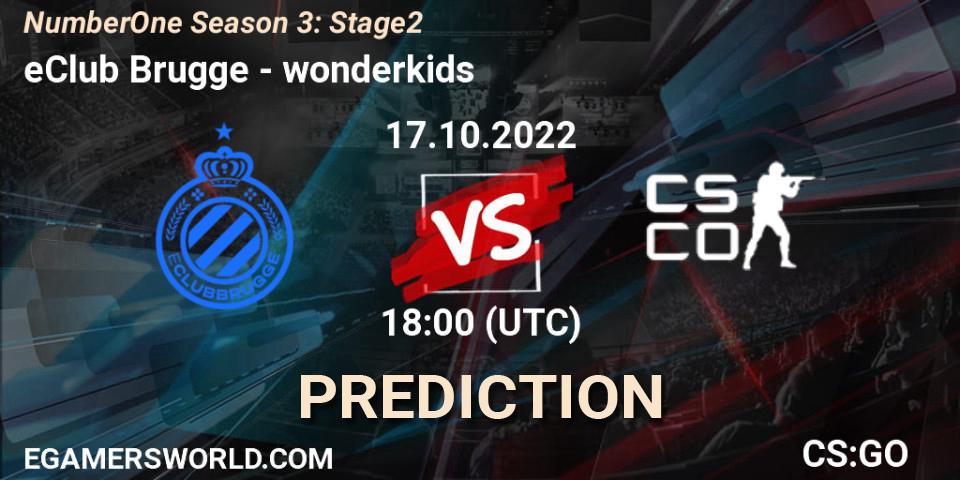 Prognose für das Spiel eClub Brugge VS wonderkids. 17.10.2022 at 18:00. Counter-Strike (CS2) - NumberOne Season 3: Stage 2