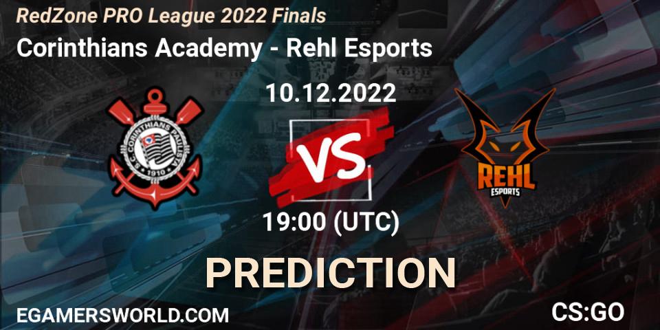 Prognose für das Spiel Corinthians Academy VS Rehl Esports. 10.12.22. CS2 (CS:GO) - RedZone PRO League 2022 Finals