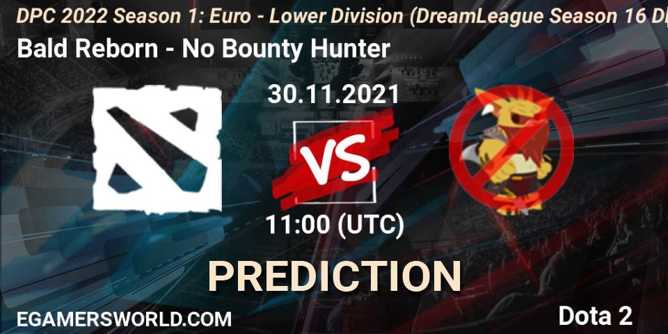 Prognose für das Spiel Bald Reborn VS No Bounty Hunter. 30.11.2021 at 10:56. Dota 2 - DPC 2022 Season 1: Euro - Lower Division (DreamLeague Season 16 DPC WEU)