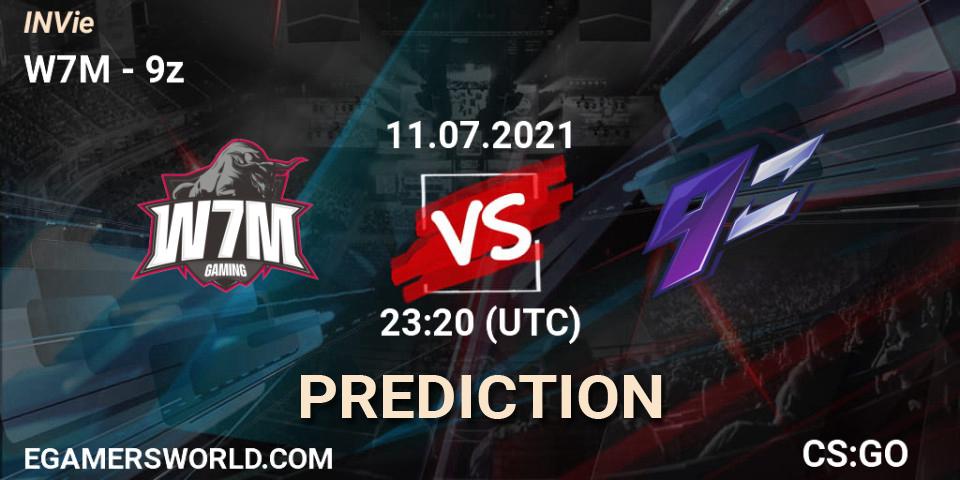 Prognose für das Spiel W7M VS 9z. 12.07.21. CS2 (CS:GO) - INVie