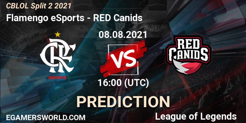 Prognose für das Spiel Flamengo eSports VS RED Canids. 08.08.2021 at 16:00. LoL - CBLOL Split 2 2021