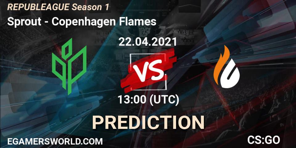 Prognose für das Spiel Sprout VS Copenhagen Flames. 22.04.21. CS2 (CS:GO) - REPUBLEAGUE Season 1