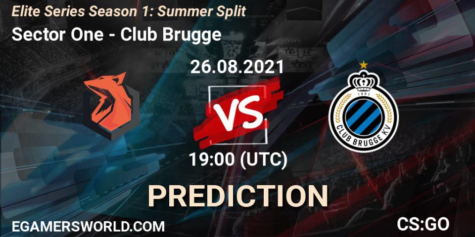 Prognose für das Spiel Sector One VS Club Brugge. 26.08.2021 at 19:00. Counter-Strike (CS2) - Elite Series Season 1: Summer Split