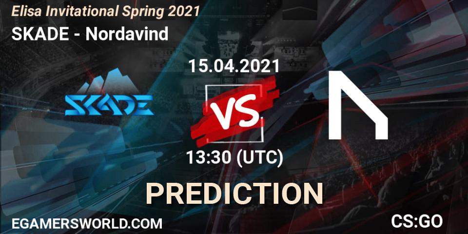 Prognose für das Spiel SKADE VS Nordavind. 15.04.21. CS2 (CS:GO) - Elisa Invitational Spring 2021