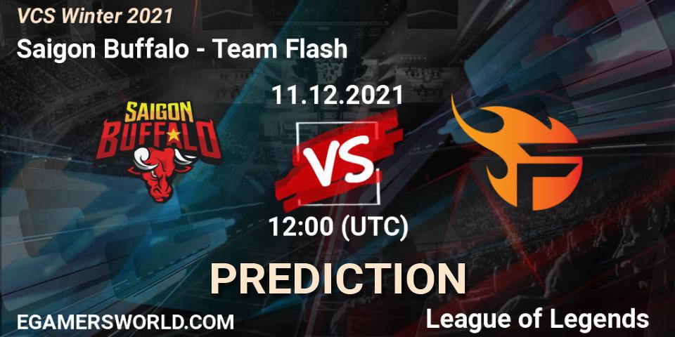 Prognose für das Spiel Saigon Buffalo VS Team Flash. 11.12.2021 at 12:00. LoL - VCS Winter 2021